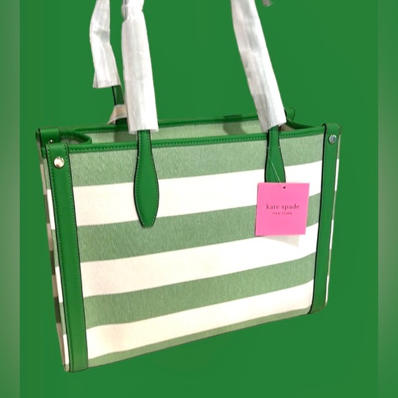 Kate spade Cabana Tote & Dust Bag NWT Tropical Vibe Thick Embroidery in black - Picture 9 of 13